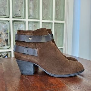 Dolce Vita Brown Suede Booties